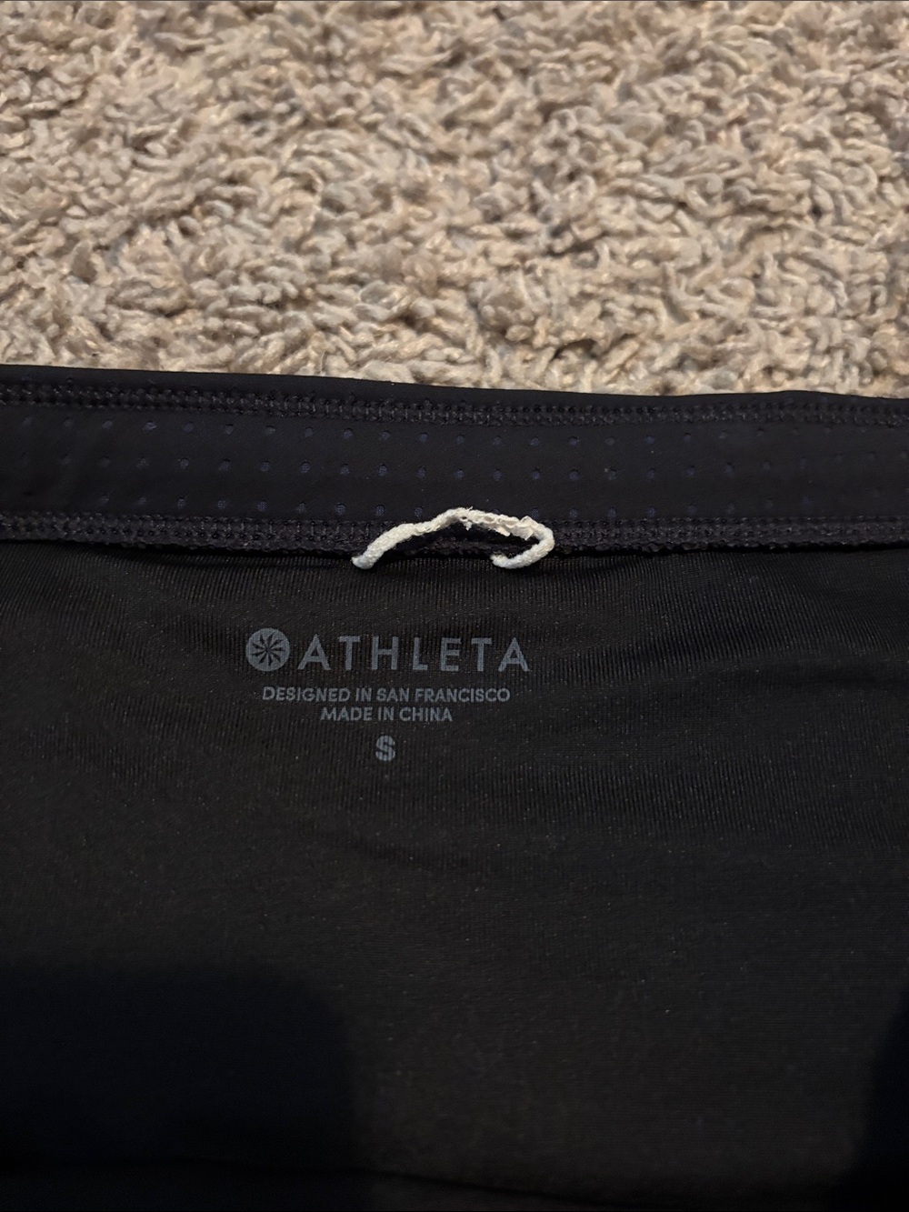 Athleta Black Bikini Bottom - Low Rise Swim Brief - Picture 2 of 5